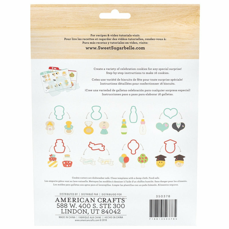 Sweet Sugarbelle - Shape Shifter Cookie Cutter Set - Life Events (29 pieces)