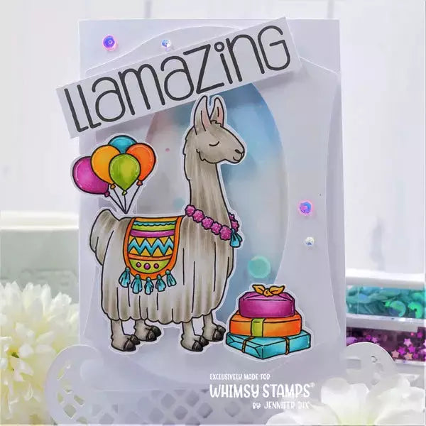 Whimsy Stamps -  Llamazing Llamas Clear Stamps