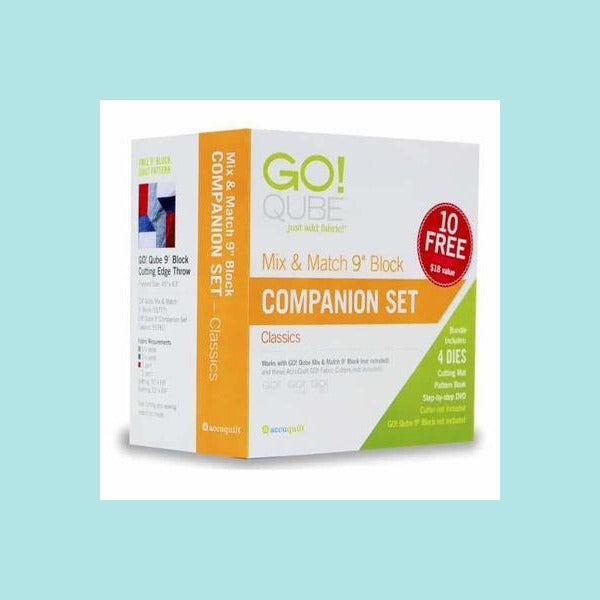 Goldenrod Accuquilt - GO! Qube 9" Companion Set - Classics