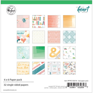 Pinkfresh Studio - Let your heart decide: 6 x 6 collection paper pack