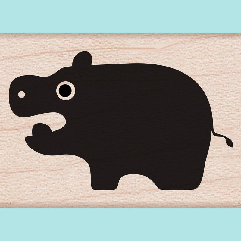 Hero Arts - Wood Mounted Rubber Stamp Little Hippo