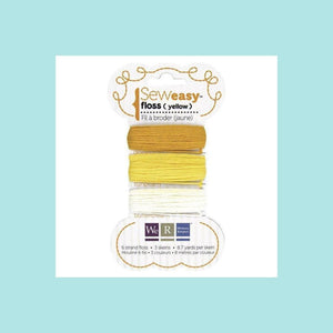 Goldenrod We R Memory Keepers - WRMK - Seweasy Fancy Floss and Baker's Twine