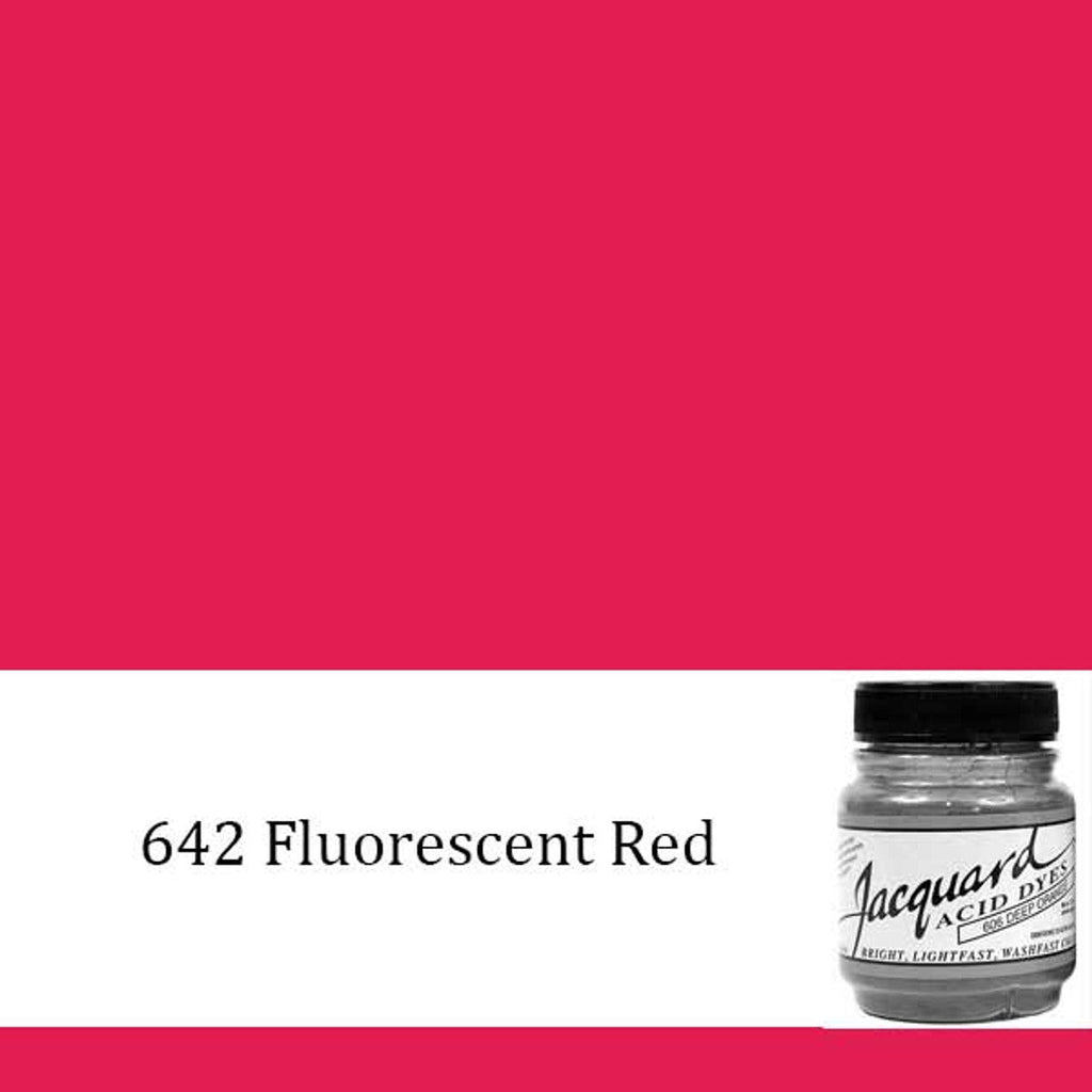Jacquard - Acid Dyes .5oz FLUORESCENT RED