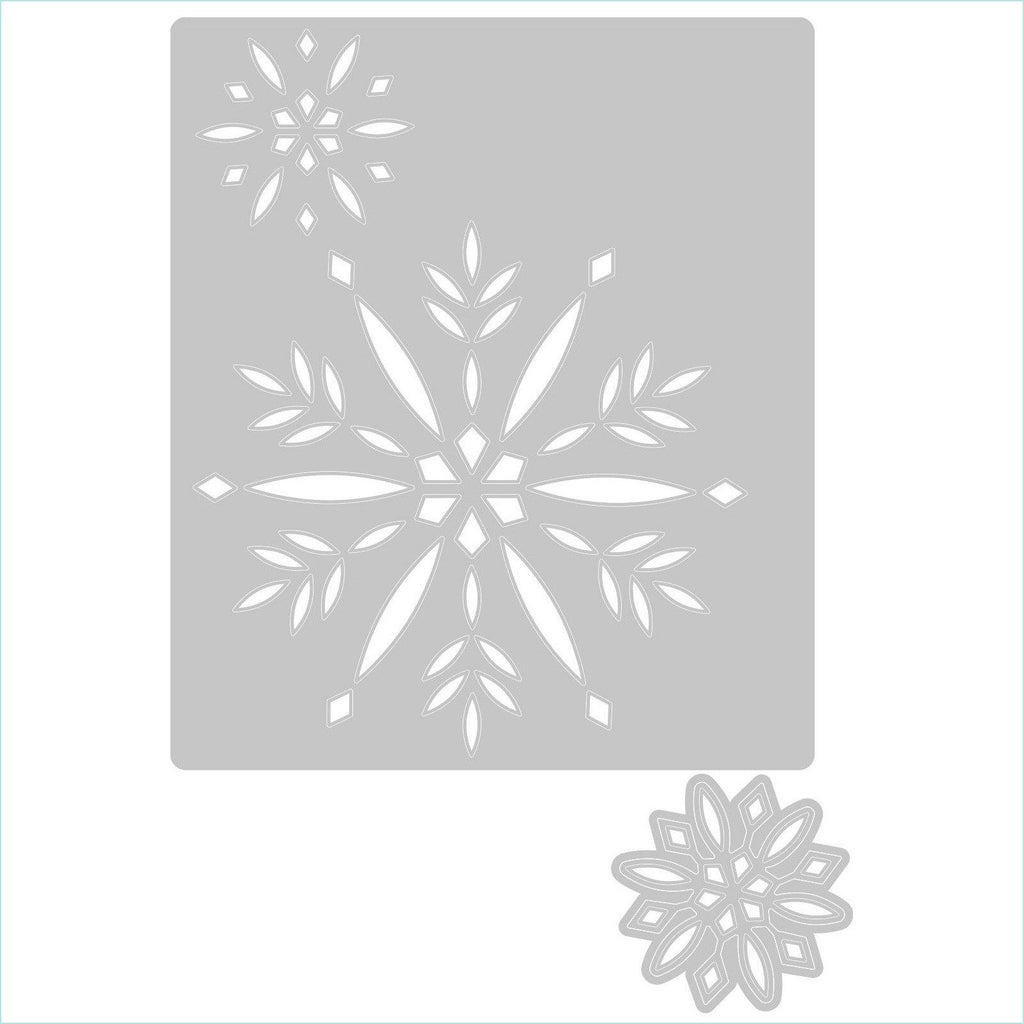 Gray Sizzix Thinlits Die Set 2PK - Cut-Out Snowflakes
