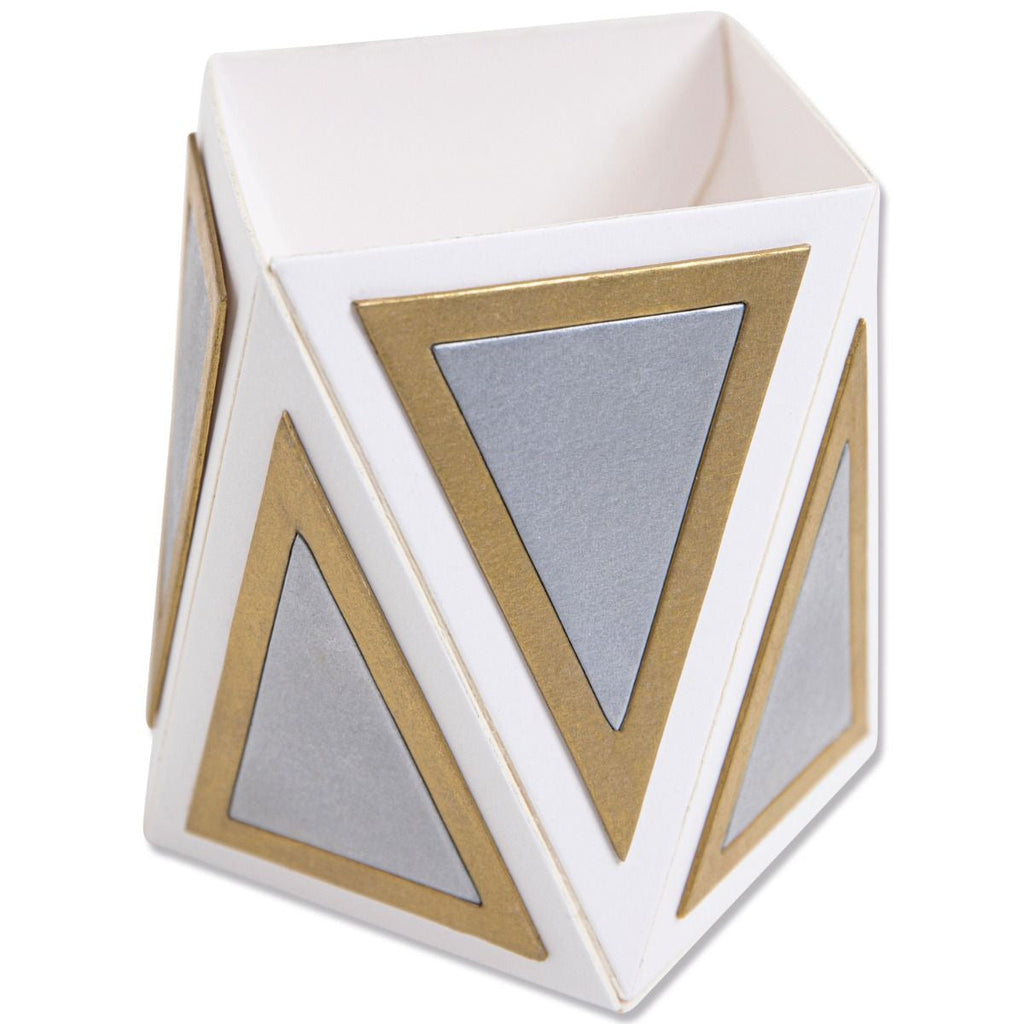 Sizzix ScoreBoards XL Die - Geometric Box by Eileen Hull