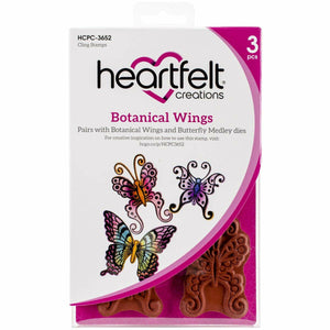 Heartfelt Creations - Botanical Wings Stamp Set