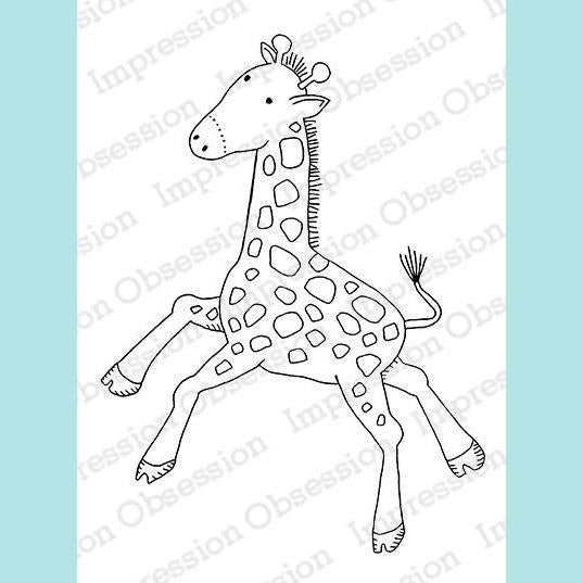 Impression Obsession - Baby Giraffe Stamp