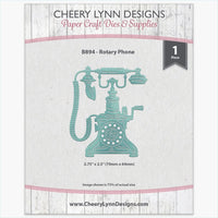 Dark Sea Green Cheery Lynn Designs Die Set Rotary Phone