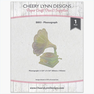 Cheery Lynn Designs Die Set Phonograph