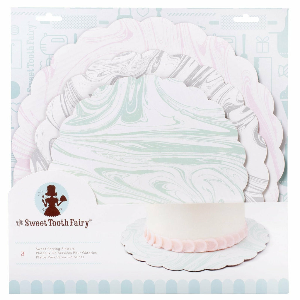 Sweet Tooth Fairy - Sweet Serving Platter - Marble (3 pieces)