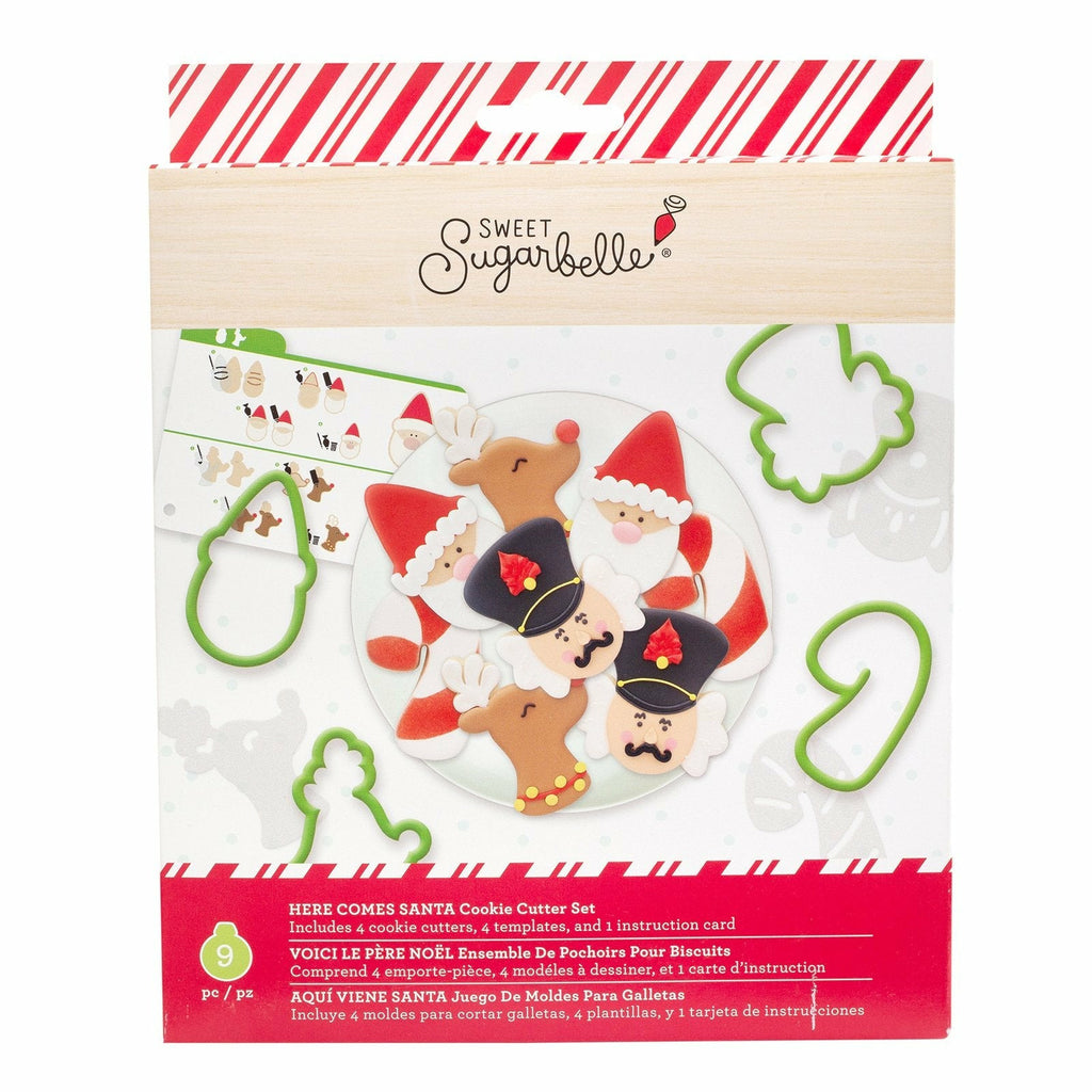 Sweet Sugarbelle - Here Comes Santa Cookie Cutter Set 9pc