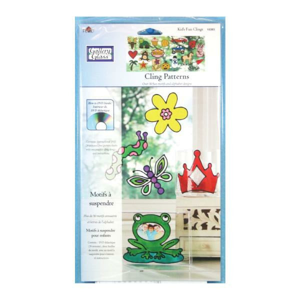 Plaid ® Gallery Glass ® Cling Patterns - Kids Fun Clings