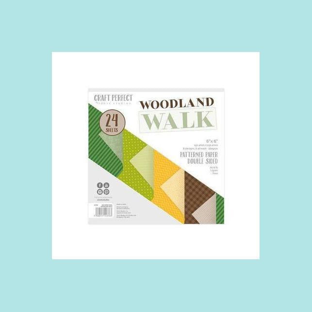 Sandy Brown Tonic Studios - Craft Perfect - 6"x6" Card Packs - Woodland Walk