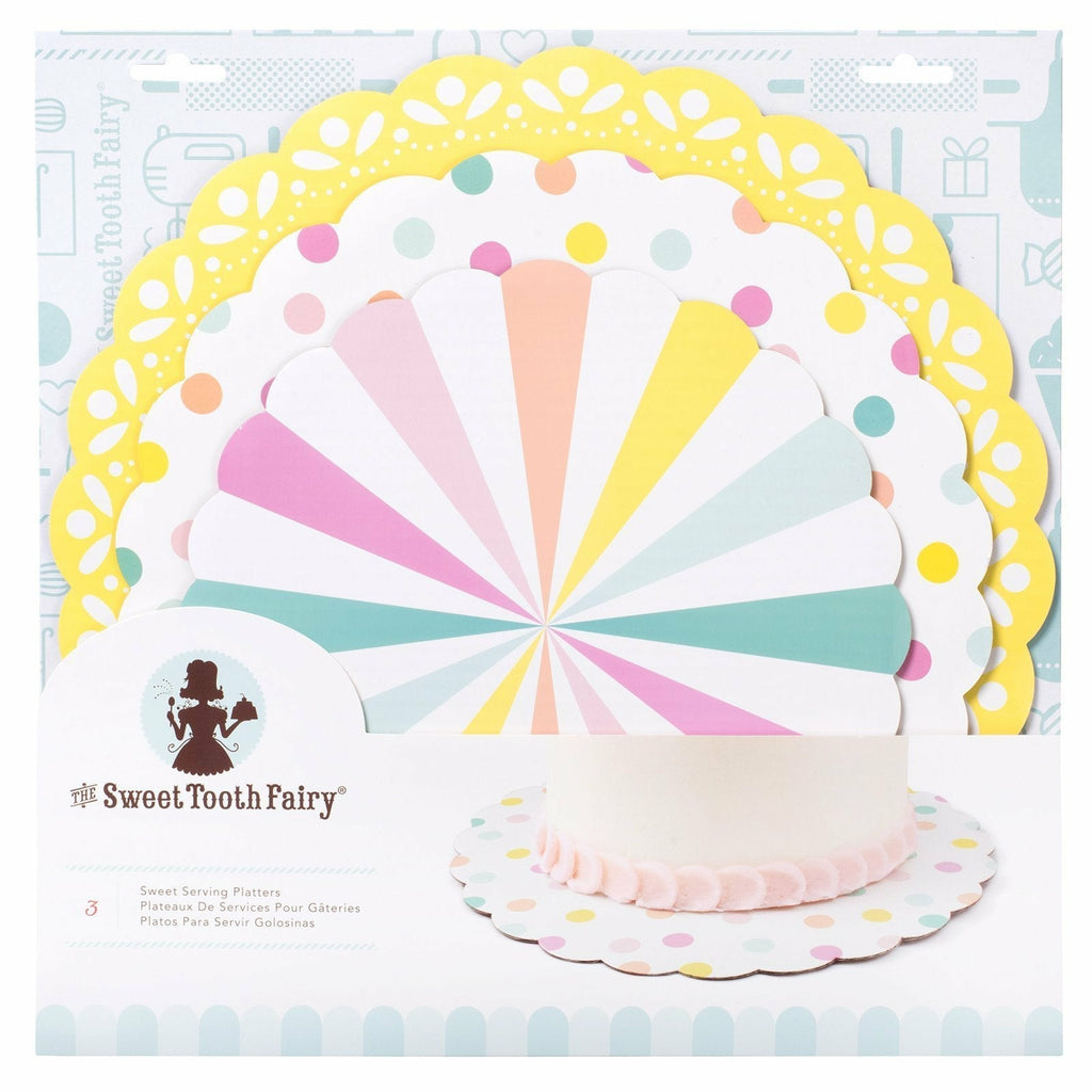 Sweet Tooth Fairy - Sweet Serving Platter - Pastel (3 pieces)