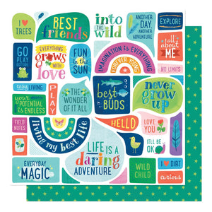 American Crafts - Patterned Paper - Never Grow Up Collection  12 X12