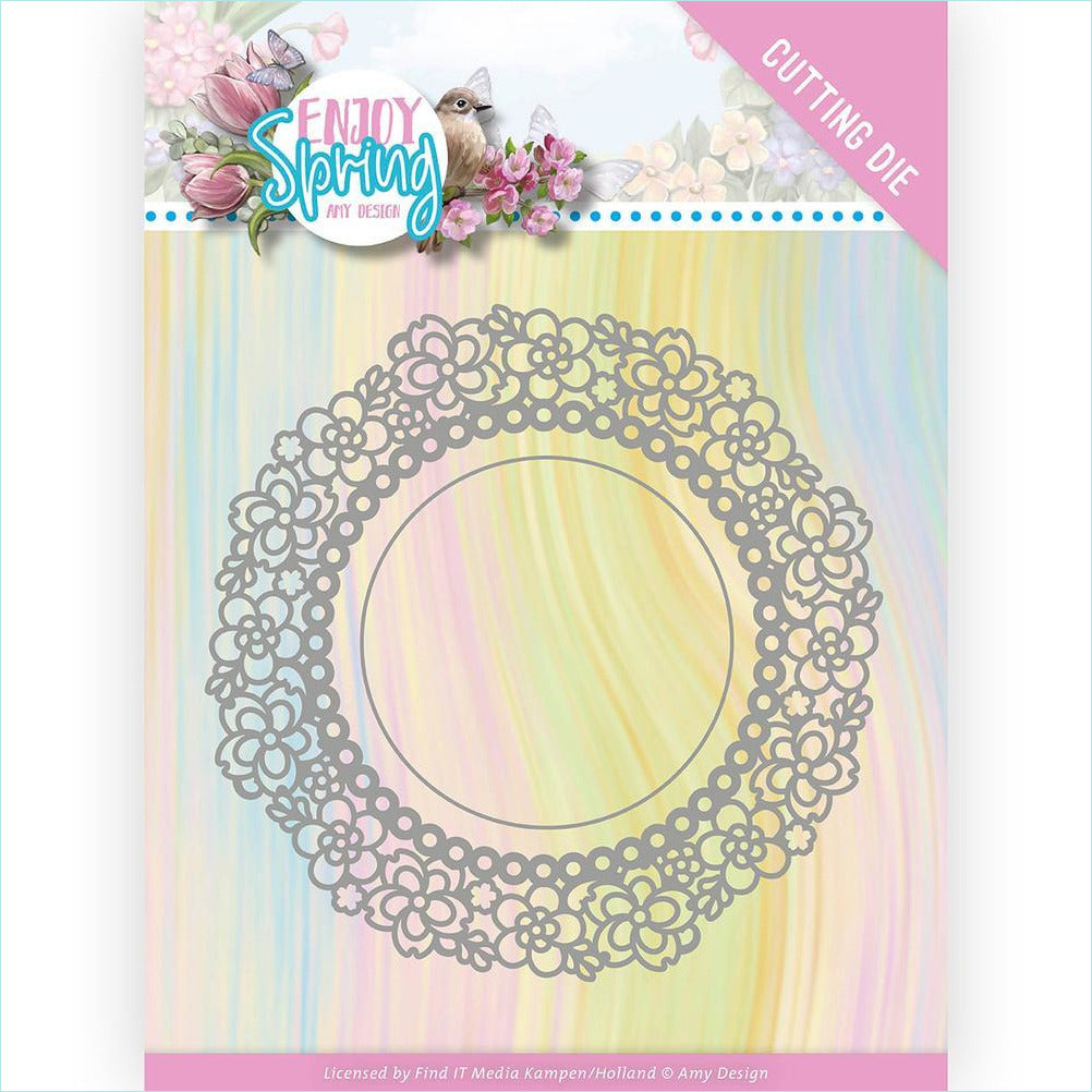 Find It - Dies - Amy Design - Enjoy Spring - Flower Circle