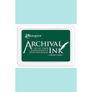 Ranger - Archival Ink Pads & Re-Inkers LIBRARY GREEN