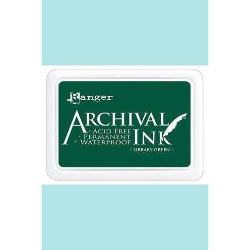 Ranger - Archival Ink Pads & Re-Inkers LIBRARY GREEN