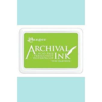 Ranger - Archival Ink Pads & Re-Inkers VIVID CHARTREUSE
