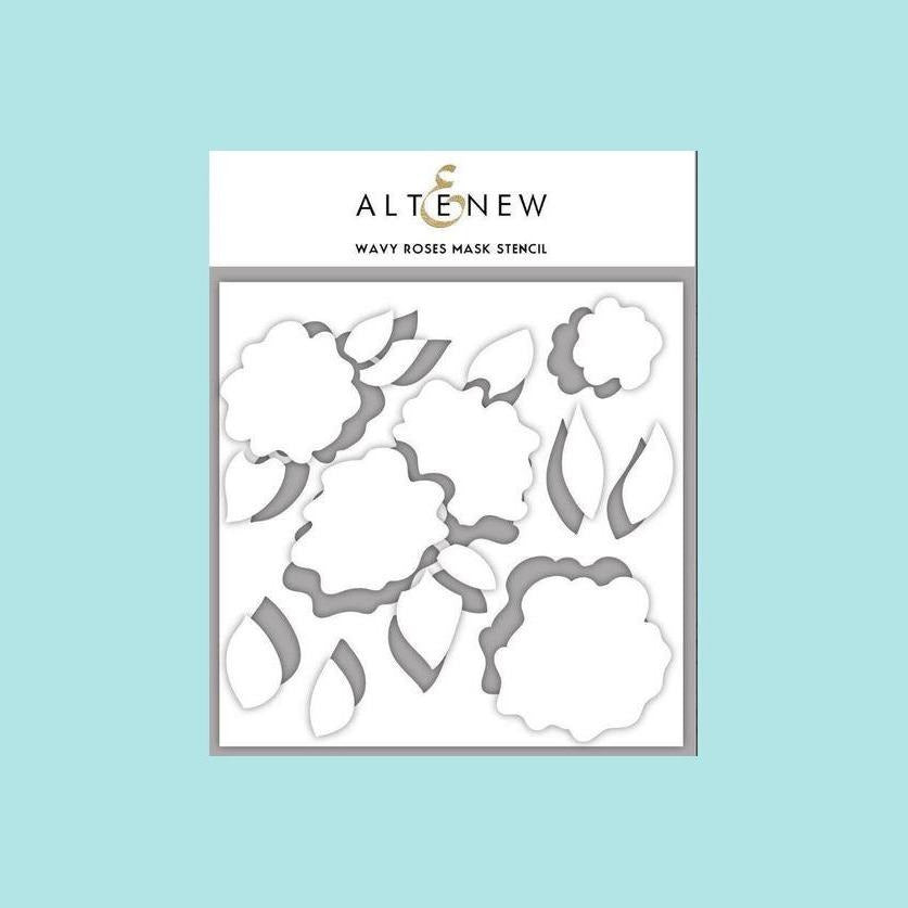 Snow Altenew - Wavy Roses  - Stamp, Die and Mask Stencil