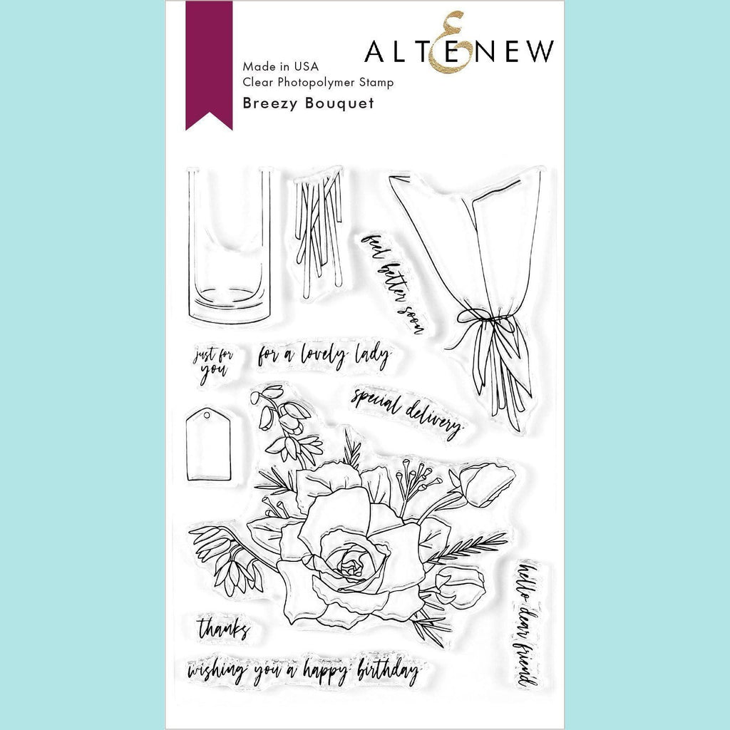 Altenew - Breezy Bouquet Stamp and Die Set