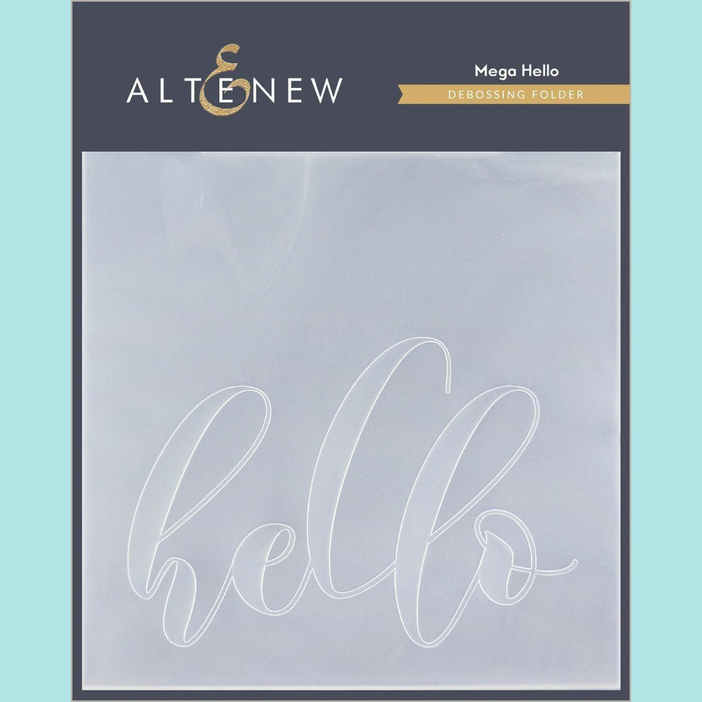 Altenew - Mega Hello Debossing Folder