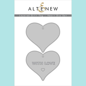 Altenew - Layered Gift Tag - Heart Die Set