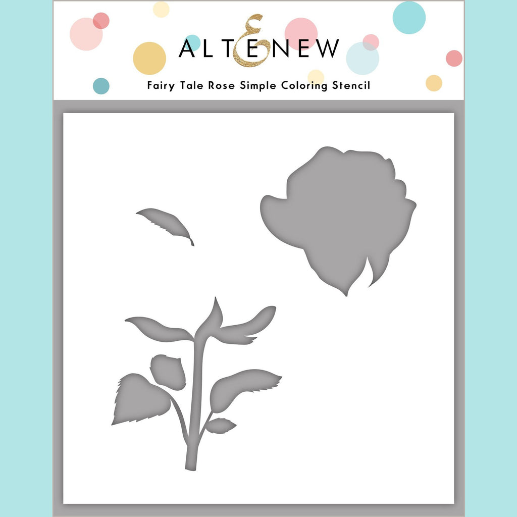 Altenew - Fairy Tale Rose Simple Colouring Stencil
