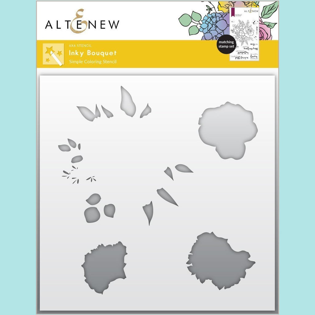 Altenew - Inky Bouquet Simple Coloring Stencil