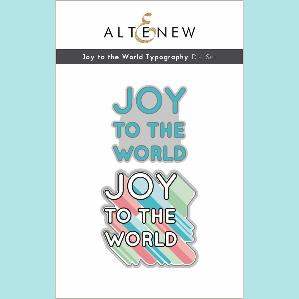 Altenew - Joy to the World Typography Die Set