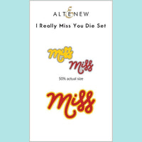 Altenew - I Really Miss You Die Set