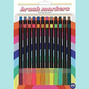 American Crafts - Brush Markers - Fine - Retro Brite