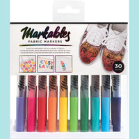 American Crafts - Markables Fabric Markers Multicolor 30 Piece