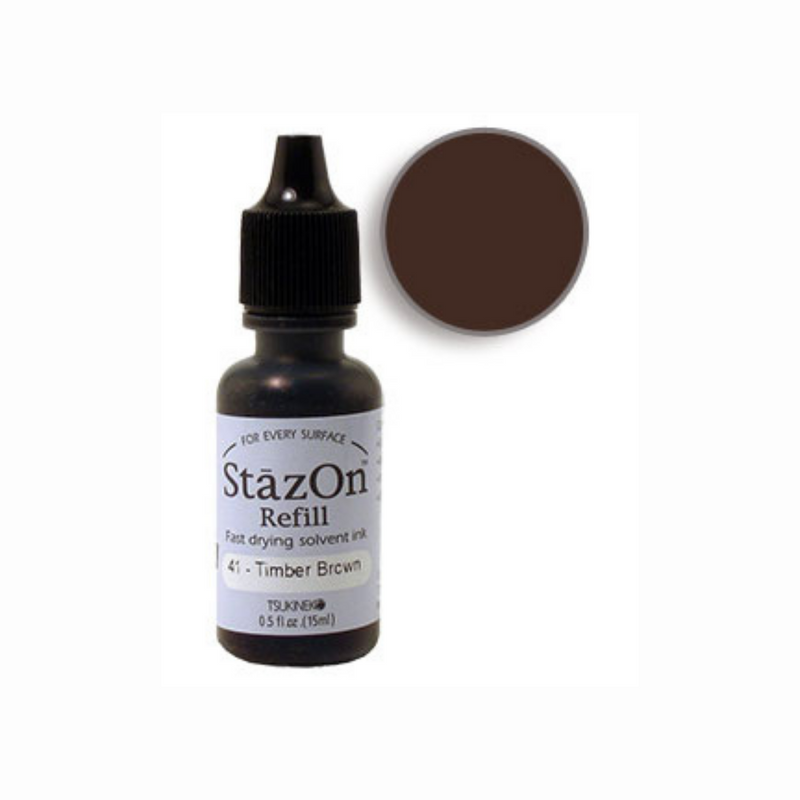 StazOn Refills for StazOn Full Size Ink Pads & Re-Inkers