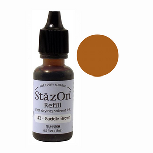 Gray StazOn Refills for StazOn Full Size Ink Pads & Re-Inkers