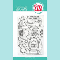 Avery Elle - Peek-A-Boo Flight Clear Stamp and Die STAMP