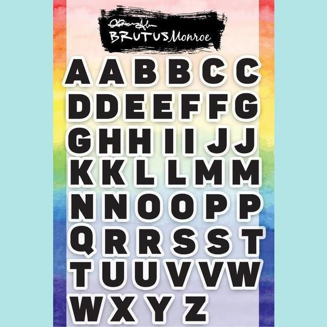 Brutus Monroe - Uppercase Alphabet Fill Stamp