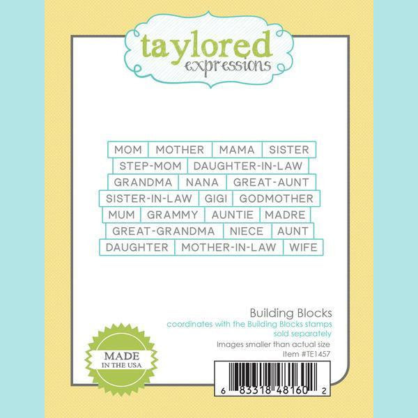 Taylored Expressions - Building Blocks Dies