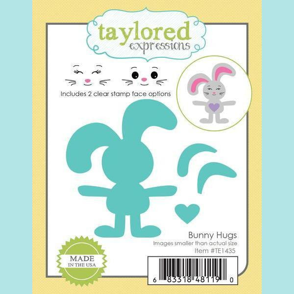 Taylored Expressions - Stamp & Die Combo - Bunny Hugs