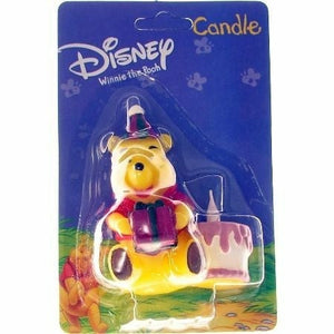 Candle - Pooh with Cake Candle - 3D (Ea)