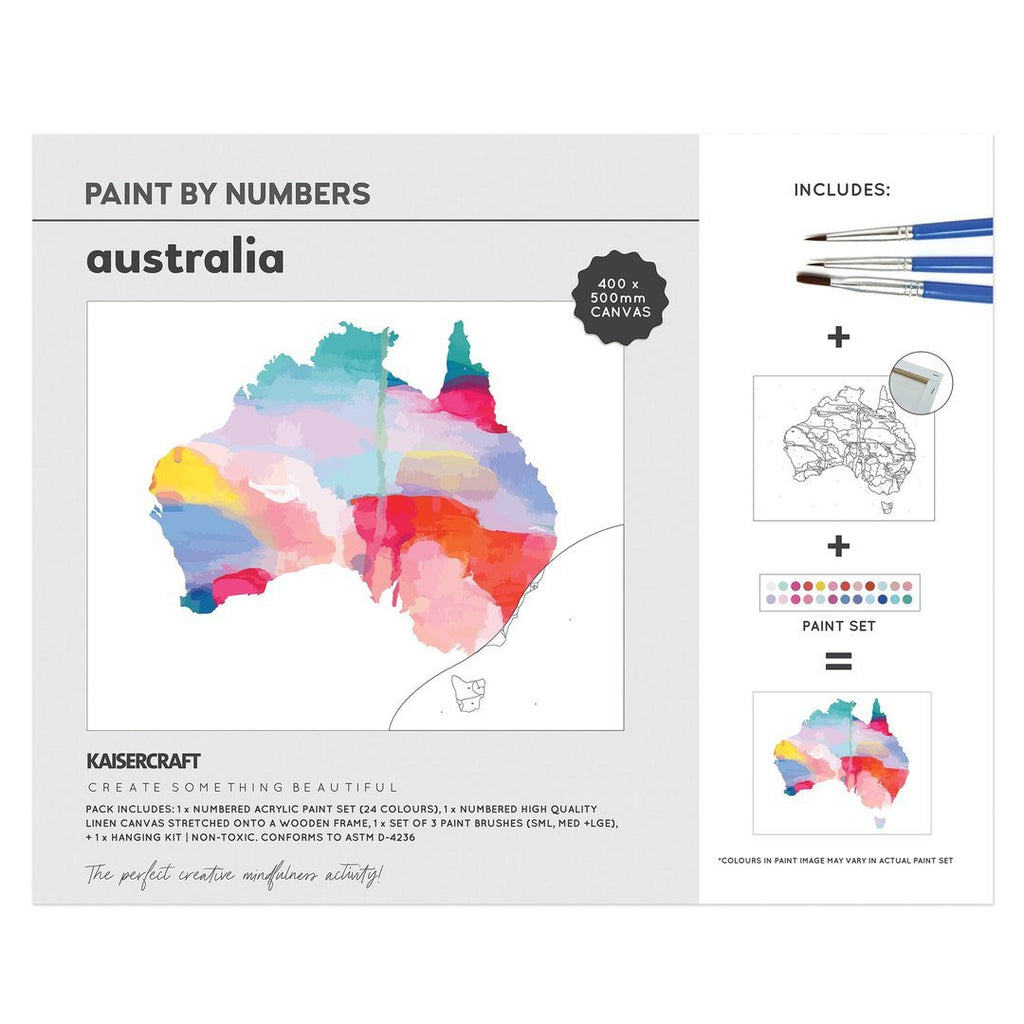 Kaisercraft Paint by Numbers - Australia