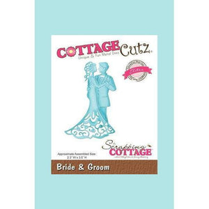 CottageCutz Die - Bride & Groom