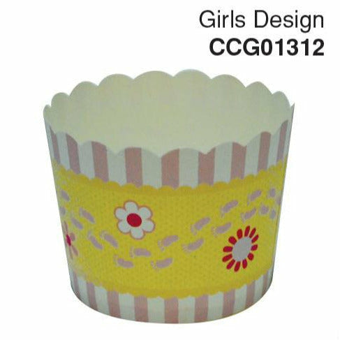 Flossy - Cupcake Case Girls Design Carton 25pc