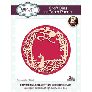 Creative Expressions - Craft Dies Paper Panda Collection - Shooting Star