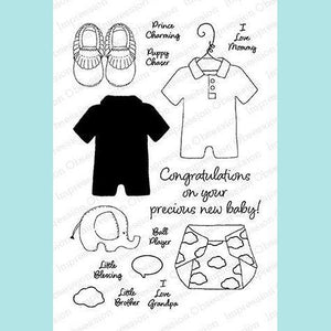 Impression Obsession - Bouncing Baby Boy Stamp