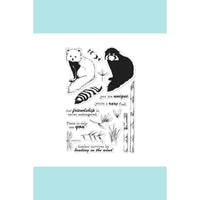 Hero Arts - Layering Red Panda Stamp and Die Sets
