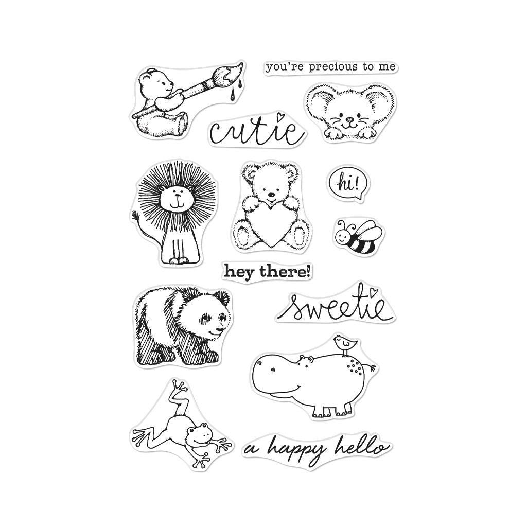 Hero Arts -  From The Vault Cute Animals Stamp and Die Sets