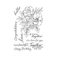 Hero Arts - Togetherness Flower Bouquet Stamps and Dies