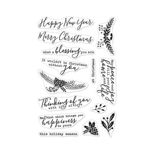 Hero Arts - Holiday Blessings Stamps