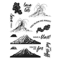 Hero Arts - Volcano HeroScape Stamps